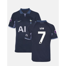 Youth 2023-2024 Tottenham 7 Heung-Min Son Away Navy Authentic Jersey