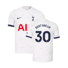Youth 2023-2024 Tottenham Bentancur 30 Home White Authentic Jersey