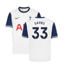 Women's Tottenham Hotspur 2024-25 Home White DAVIES 33 Replica Jersey