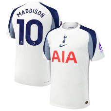 2025-2026 Tottenham Hotspur 10 James Maddison Authentic White Home Jersey
