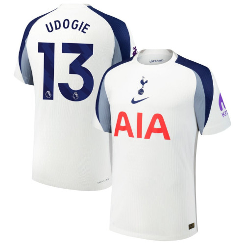 2025-2026 Tottenham Hotspur 13 Destiny Udogie Authentic White Home Jersey 2025-2026 Tottenham Hotspur 13 Destiny Udogie Authentic White Home Jersey