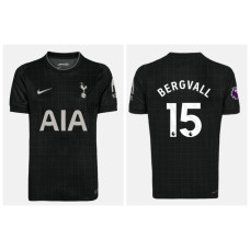 2025-2026 Tottenham Hotspur BERGVALL - 15 Authentic Black Away Jersey 2025-2026 Tottenham Hotspur BERGVALL - 15 Authentic Black Away Jersey