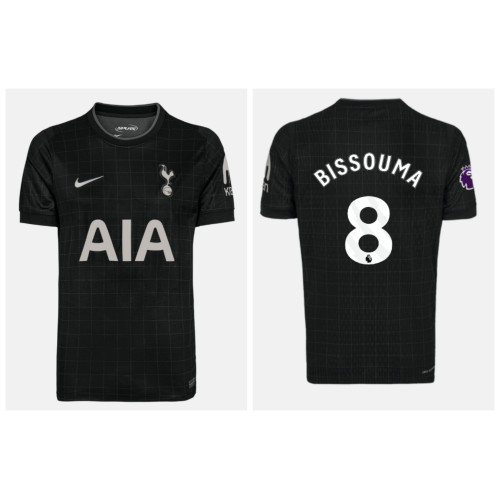 2025-2026 Tottenham Hotspur BISSOUMA - 8 Authentic Black Away Jersey 2025-2026 Tottenham Hotspur BISSOUMA - 8 Authentic Black Away Jersey