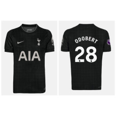 2025-2026 Tottenham Hotspur ODOBERT - 28 Authentic Black Away Jersey