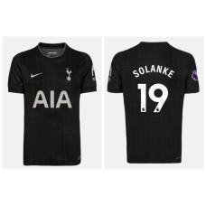 2025-2026 Tottenham Hotspur SOLANKE - 19 Authentic Black Away Jersey 2025-2026 Tottenham Hotspur SOLANKE - 19 Authentic Black Away Jersey