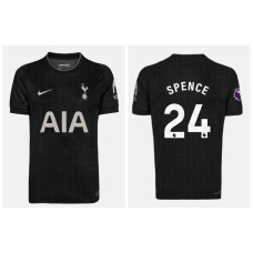 2025-2026 Tottenham Hotspur SPENCE - 24 Authentic Black Away Jersey