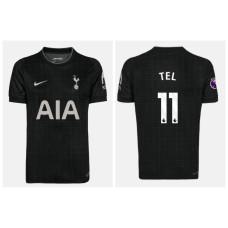 2025-2026 Tottenham Hotspur TEL - 11 Authentic Black Away Jersey 2025-2026 Tottenham Hotspur TEL - 11 Authentic Black Away Jersey