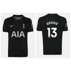 2025-2026 Tottenham Hotspur UDOGIE - 13 Authentic Black Away Jersey 2025-2026 Tottenham Hotspur UDOGIE - 13 Authentic Black Away Jersey