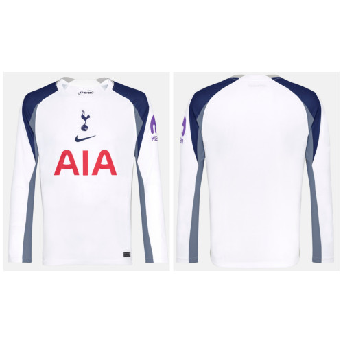 2025-2026 Tottenham Hotspur Authentic White Home Long Sleeve Jersey 2025-2026 Tottenham Hotspur Authentic White Home Long Sleeve Jersey