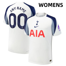 Women's Customize 2025-2026 Tottenham Hotspur Authentic White Home Jersey Women's Customize 2025-2026 Tottenham Hotspur Authentic White Home Jersey
