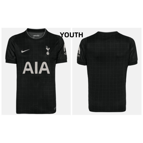 Youth 2025-2026 Tottenham Hotspur Authentic Black Away Jersey Youth 2025-2026 Tottenham Hotspur Authentic Black Away Jersey