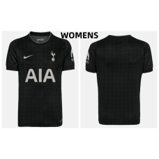 Women's 2025-2026 Tottenham Hotspur Authentic Black Away Jersey