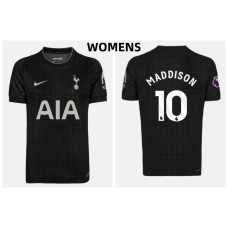 Women's 2025-2026 Tottenham Hotspur MADDISON - 10 Authentic Black Away Jersey Women's 2025-2026 Tottenham Hotspur MADDISON - 10 Authentic Black Away Jersey